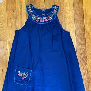 BNWT cotton A-line sleeveless dress.